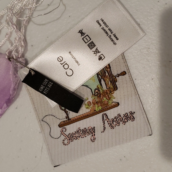 NWT Satin Fringe hand dyed shawl - Picture 8 of 8